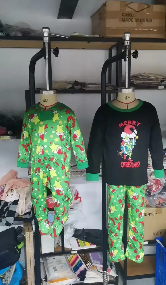 Pyjama de noël pour famille