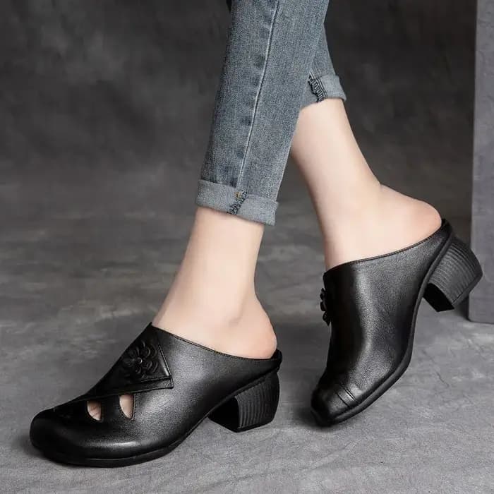 FHC – pantoufles de Style rétro faites à la main pour femmes