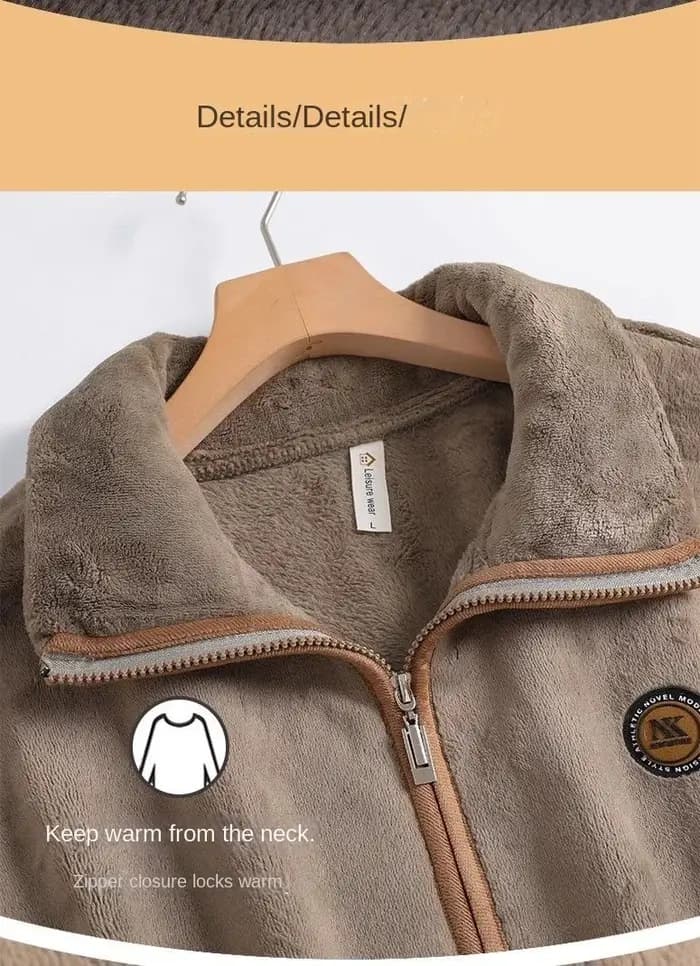 Ensemble pyjama en peluche polaire pour hommes