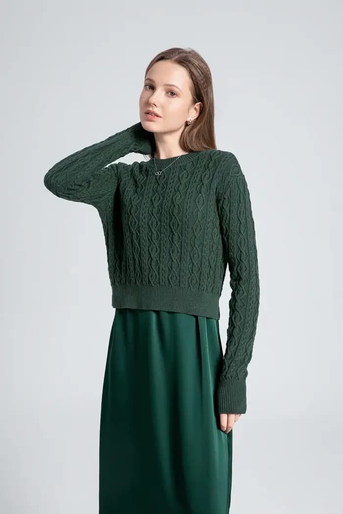 Robe à Fermeture Éclair en Modal Doux pour Femme