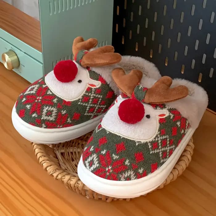 Belles pantoufles d'hiver pour femmes
