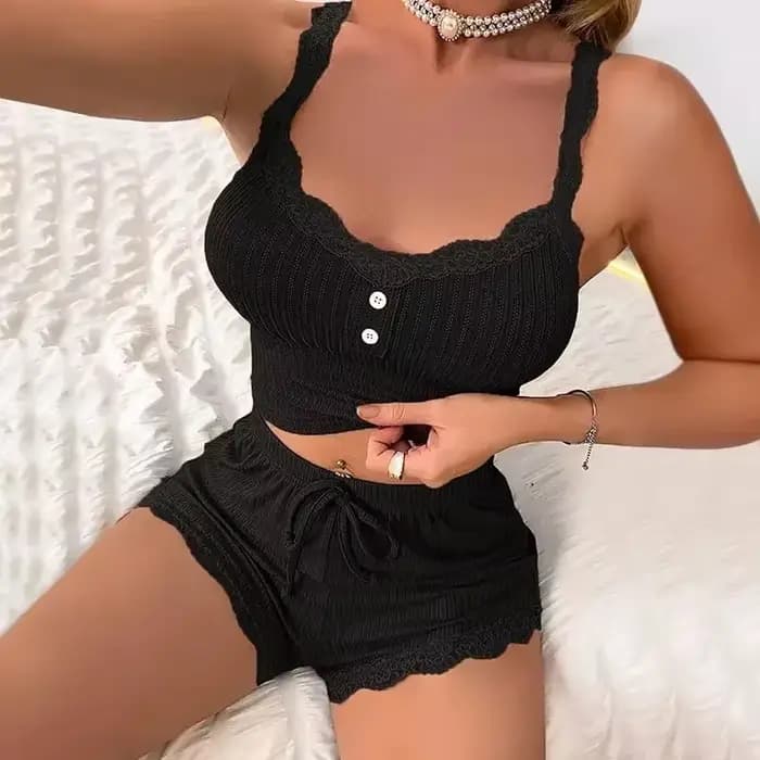 Ensembles de pyjama pour femmes, pyjamas d'été sexy, vêtements de nuit pour femmes, pantalons de pyjama, sous-vêtements de détente