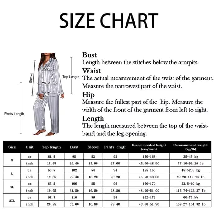 Ensemble pyjama rayé pour femmes