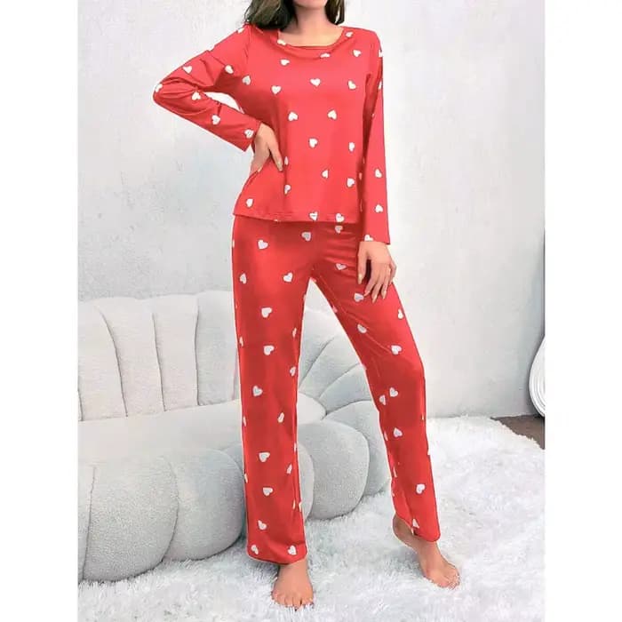 Ensemble de pyjamas College d'amour pour femmes