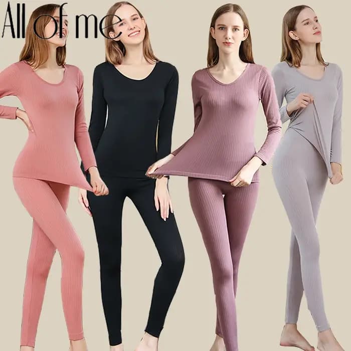 1 ensemble de sous-vêtements thermiques chauds