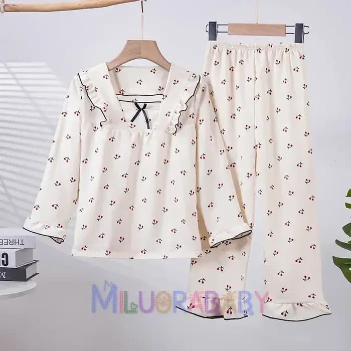 Nouvelle mode filles dessin animé lapin pyjama ensembles à manches longues vêtements de nuit enfants décontracté
