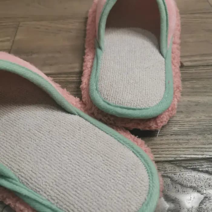Chaussons serpillères en microfibre détachables et lavables