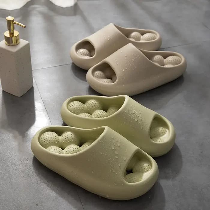 Chaussons de salle de bain ergonomiques en EVA unisexes