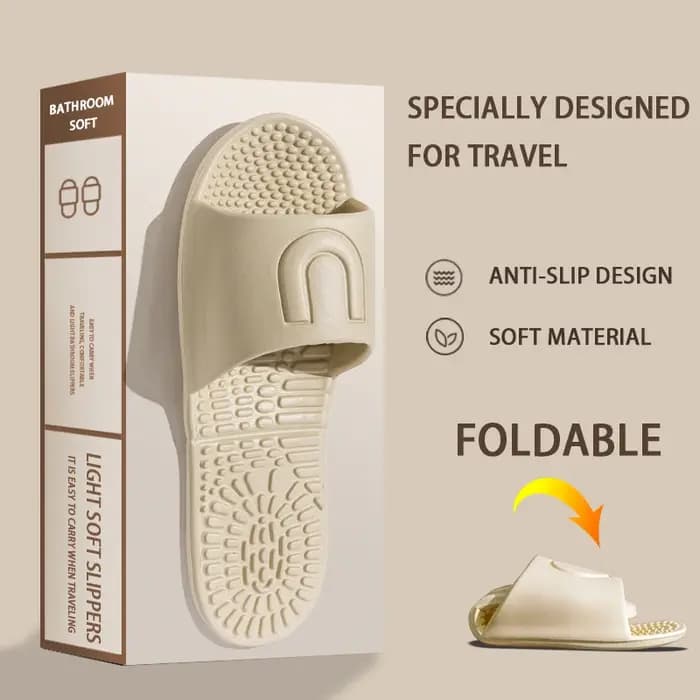 Pantoufles portables pliables pour hommes
