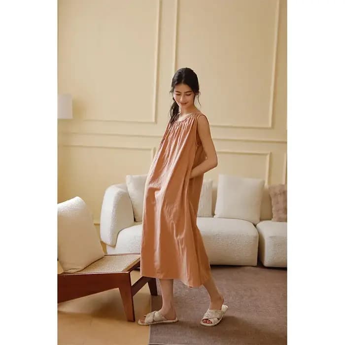 Vêtements de maison d'été en coton Double couche de gaze