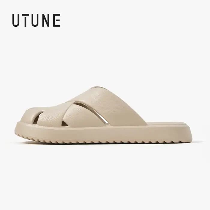 UTUNE Sandales coulissantes d'été EVA pour femmes