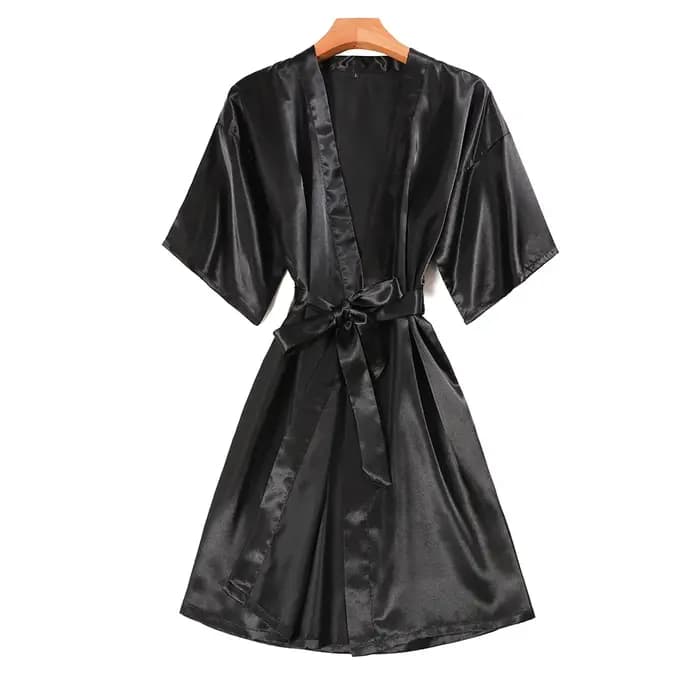 Ensemble de robes en satin King and Queen pour couples, M. et Mme Kimono pour mariée, M. et Mme Kimo