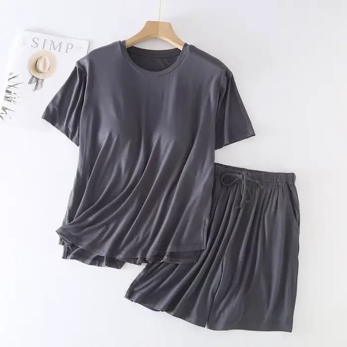 Ensemble de pyjama deux pièces à manches courtes pour femmes