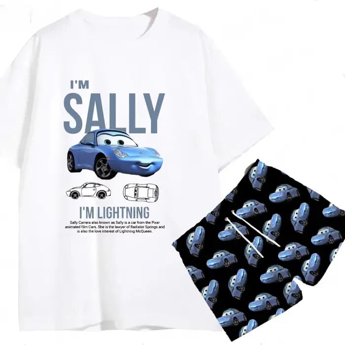 Nouvel ensemble pyjama assorti pour couples McQueen et Sally