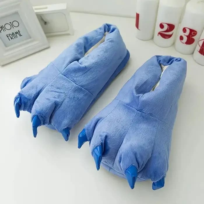 Pantoufles de dessin animé point griffe d'animal Kigurumi Onesies pyjamas chaussures enfants adultes Kawaii pattes drôles décontracté Cosplay accessoire tenue de fête