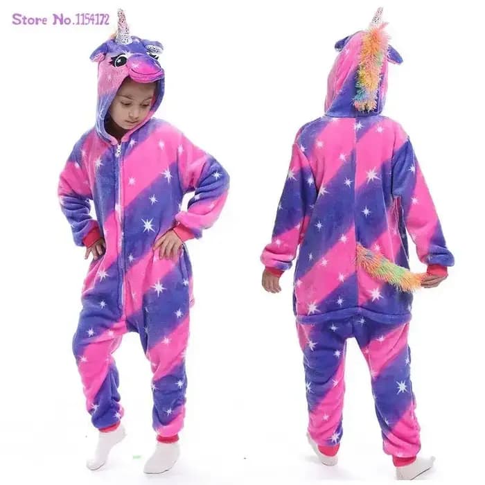 Licorne Kigurumi Onesies Pyjamas Animal Cosplay pour Enfants Chat