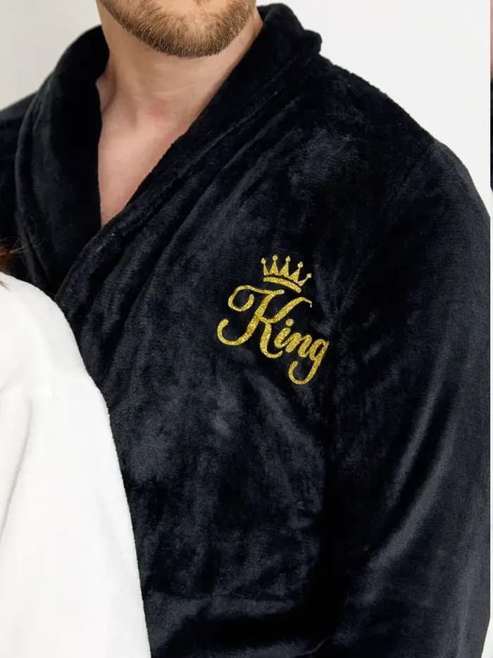 Queen King – peignoirs en peluche confortables