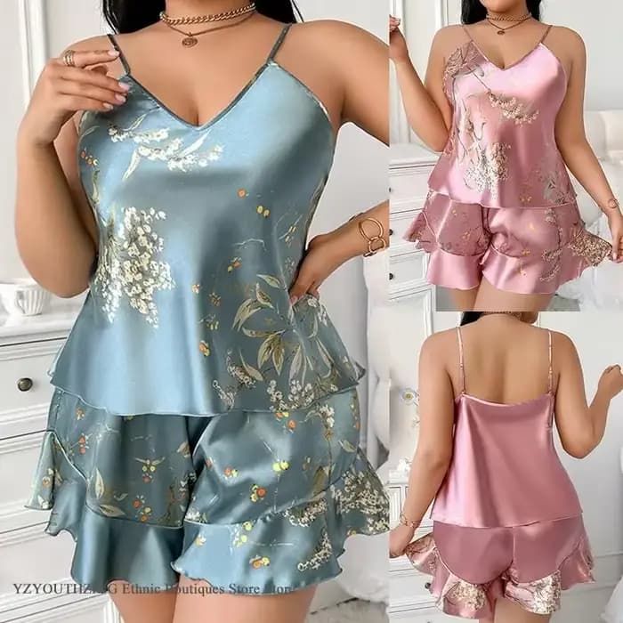 Ensemble pyjama grande taille 3XL 4XL 5XL pour femme