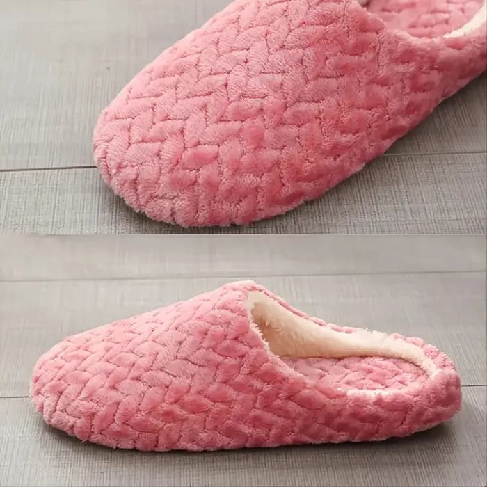 Pantoufles de maison moelleuses unisexes