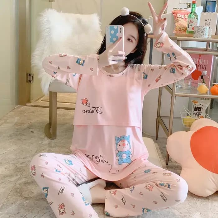 Ensembles de pyjamas de printemps pour femmes enceintes
