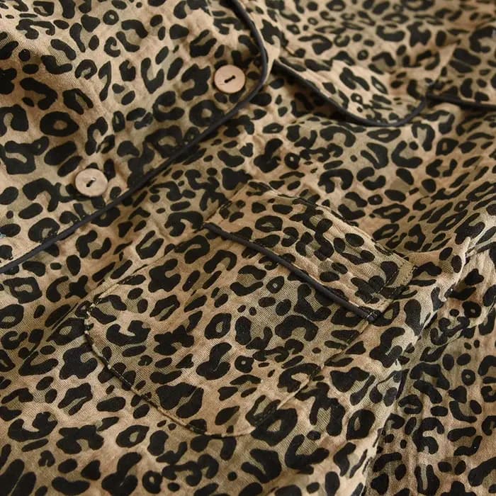 Ensemble de vêtements pyjama 3 pièces en coton pour femmes