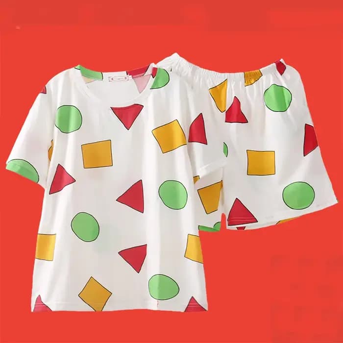 Pijama Sin Chan homme Pyjama Sinchan coton été ensembles courts pyjamas japonais pour Couples