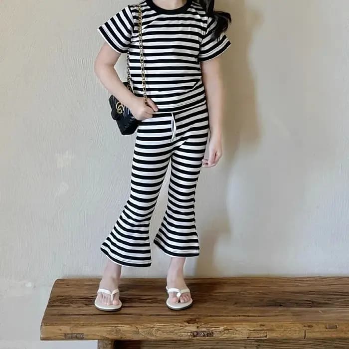 Pyjama d'été pour filles, vêtements de nuit pour enfants, ensembles de pyjamas pour enfants, tenues d'intérieur pour filles