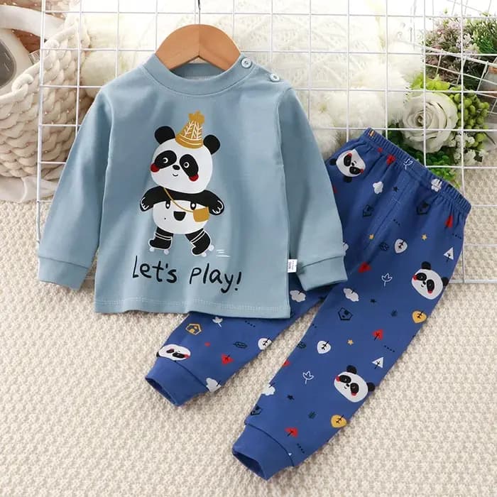 Ensemble pyjama pour enfants, garçons et filles, imprimé de dessin animé, t-shirt à manches longues, mignon, hauts avec pantalons, ensembles de vêtements de couchage pour bébés en bas âge, nouvelle co