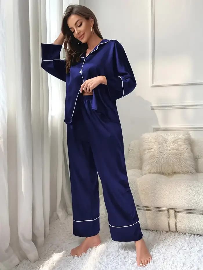 Ensemble pyjama femme vêtements de nuit costume