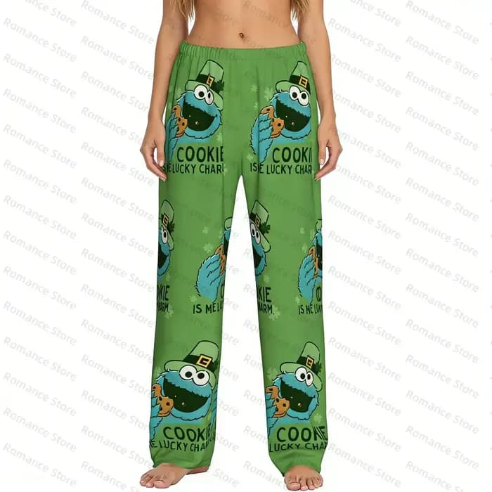 Pantalon de pyjama Monster-C-cookies pour femme