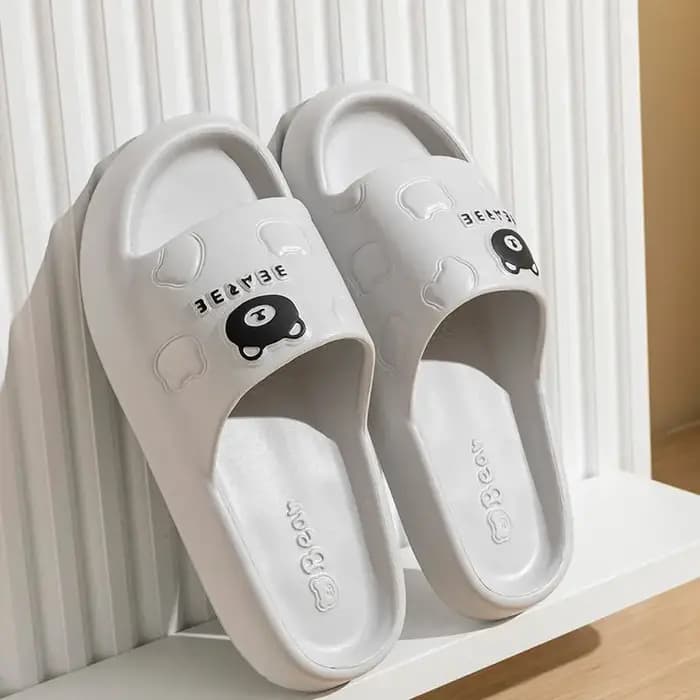Chaussons pour femmes pour l'été en plein air intérieur à semelles épaisses salle de bain anti-dérapant Cool pantoufles