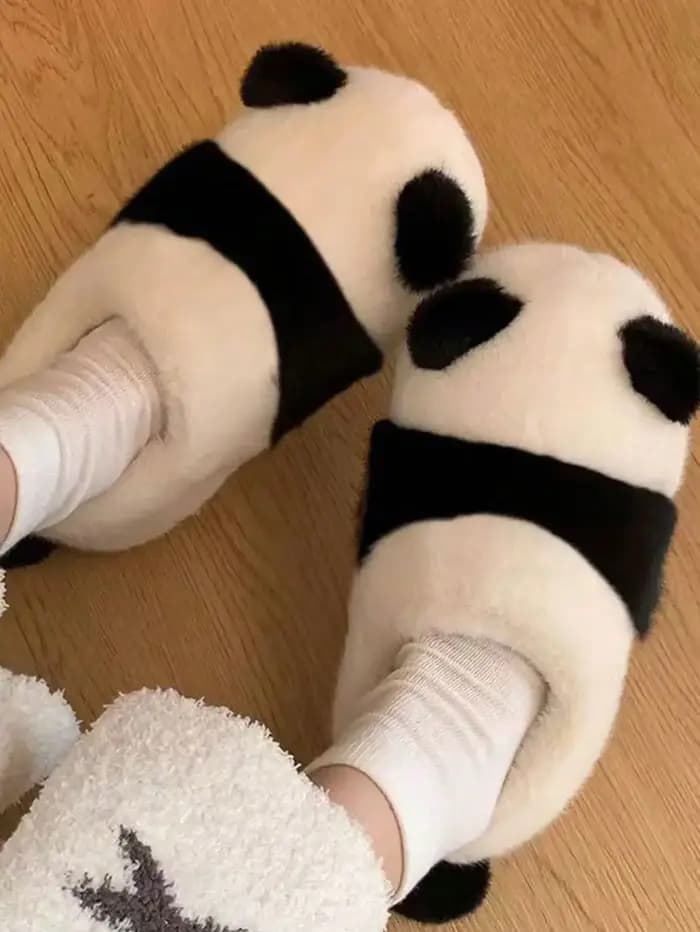 Pantoufles Panda Mignonnes et Tendance