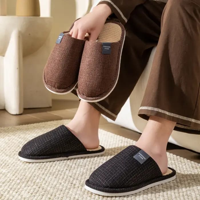 Chaussons unisexes pour la maison