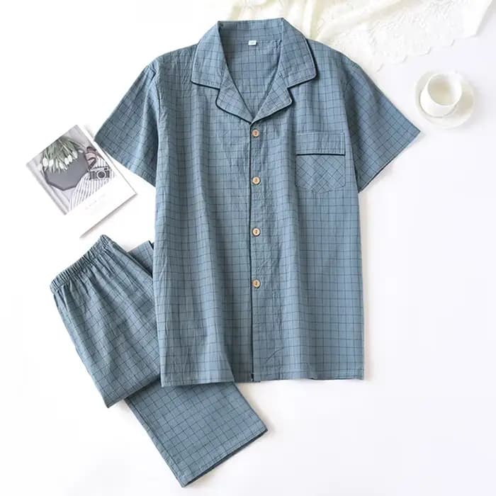 Pyjamas en coton pour couples d'été