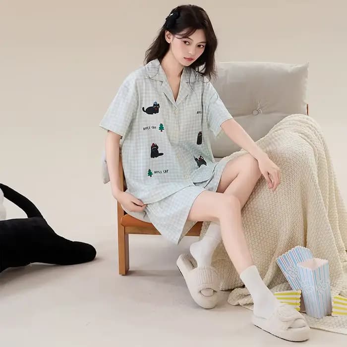 Ensemble pyjama d'été 3 pièces pour femmes