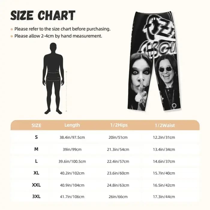 Pantalon de pyjama personnalisé Ozzy Osbourne pour femme
