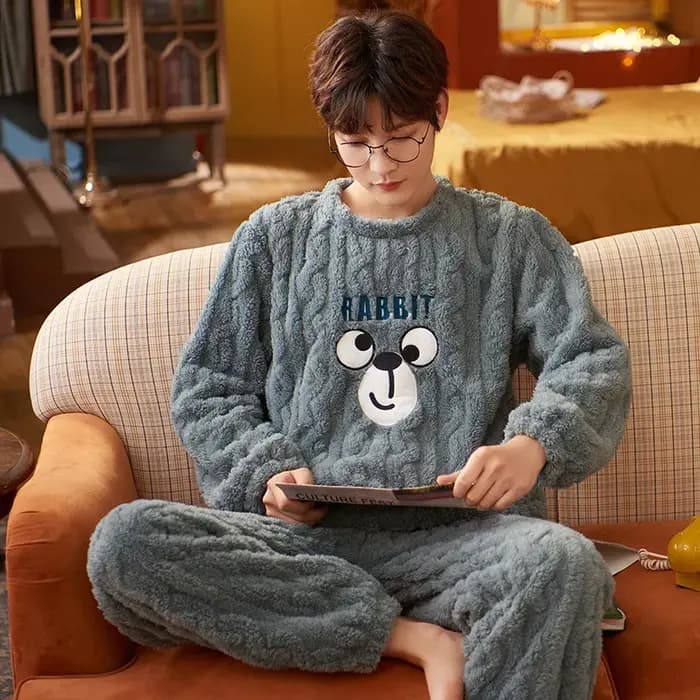 Vêtements de nuit Pyjamas pour hommes hiver