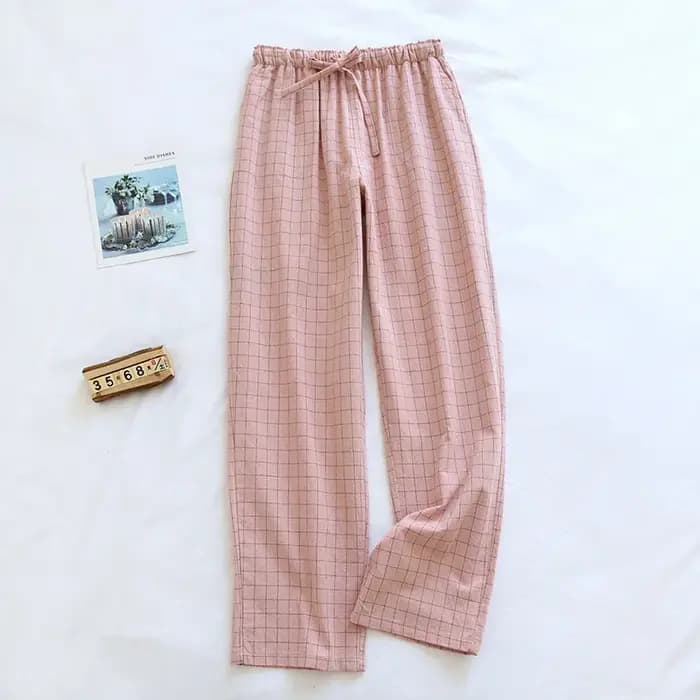 Pantalon de pyjama en gaze de coton pour femmes