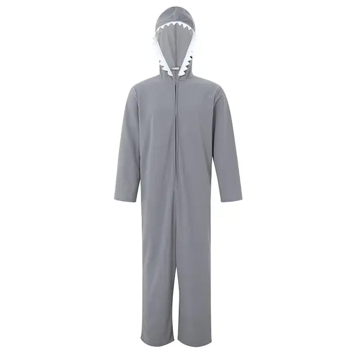 Body requin gris, pyjama amusant pour femmes et hommes