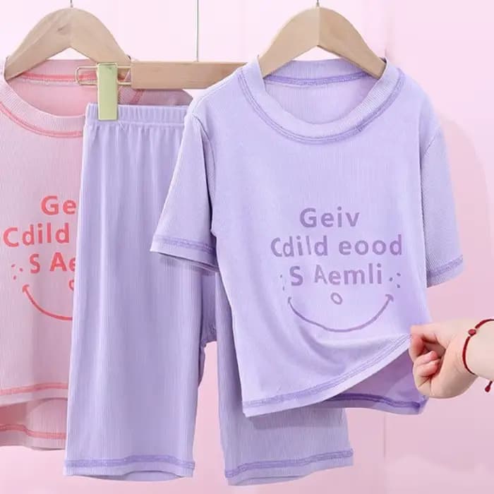 Ensembles Pyjama Garçon Enfant – Vêtements d'été pour Enfants – Tenues d'intérieur pour Élèves du Primaire