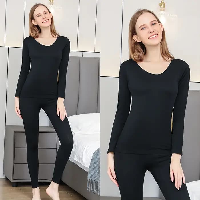 1 ensemble de sous-vêtements thermiques chauds