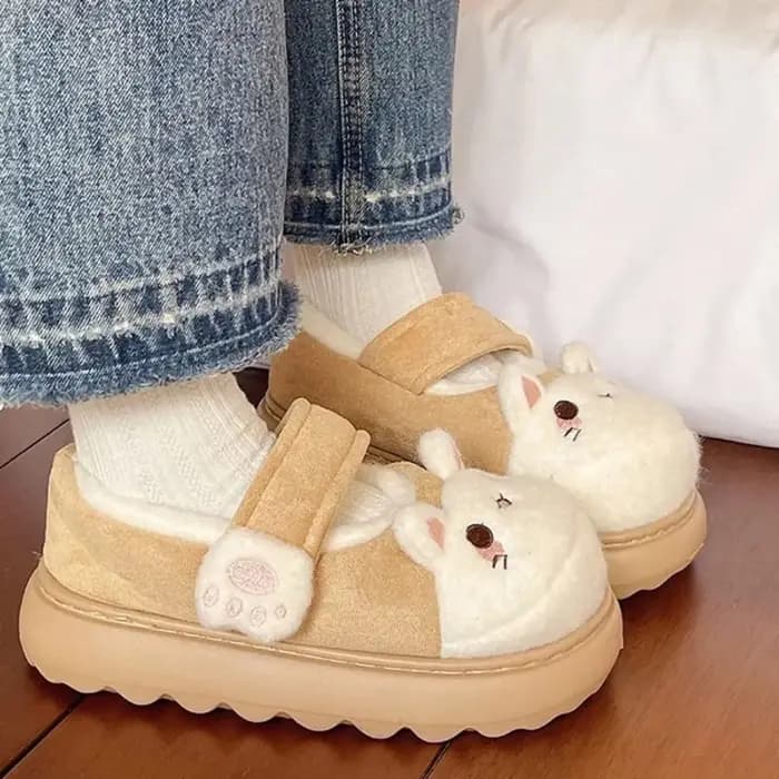 Chaussures patte de chat de dessin animé pour femmes