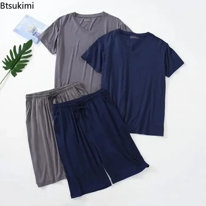 Ensembles de pyjamas d'été 2026 pour hommes en modal