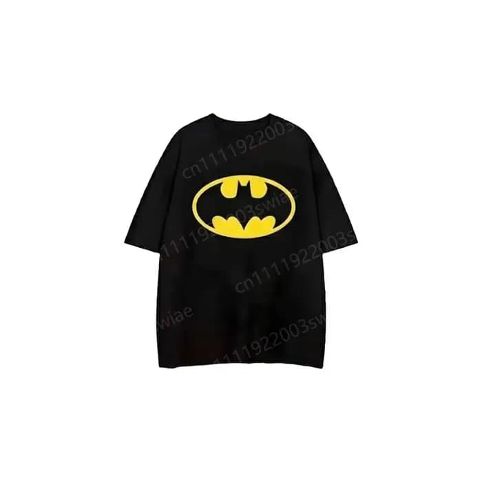 Nouvel ensemble de pyjamas assortis pour couples été 2026, imprimé Batman, pour adultes/enfants, hau