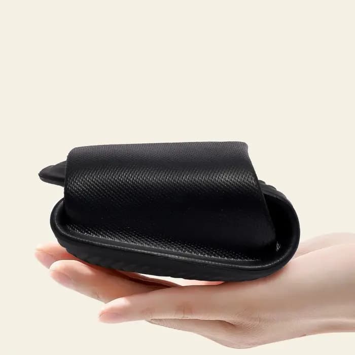 Pantoufles de voyage pliables pour femmes