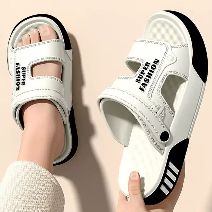 Chaussons d'été pour hommes en EVA à semelle souple