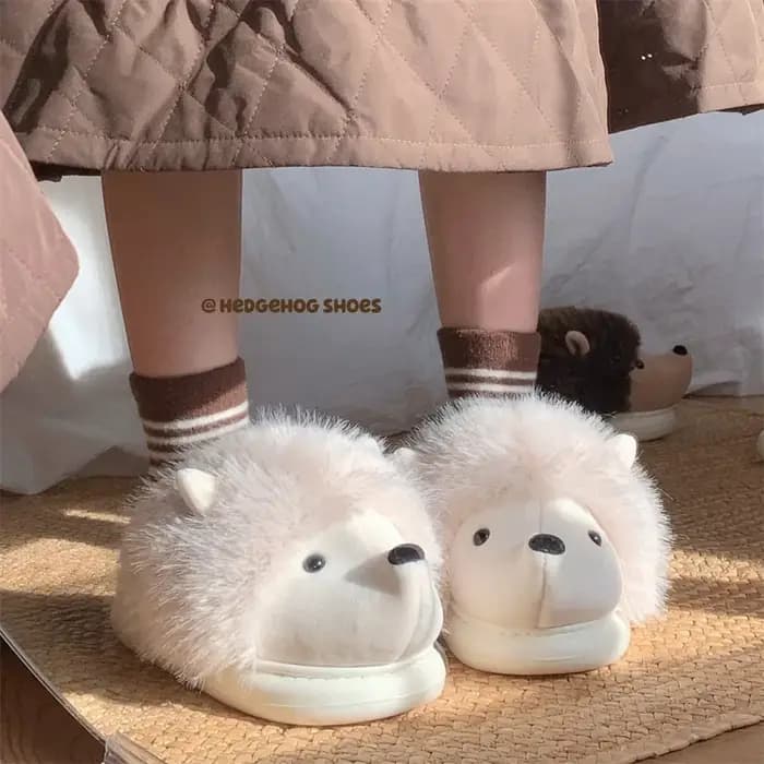 Pantoufles Moelleuses de Dessin Animé pour Femme