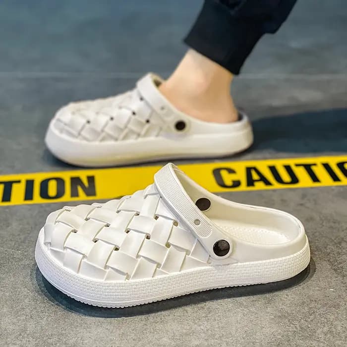 Été nouveaux hommes mode confortable doux lumière pantoufles décontractées sandales maison en plein air bord de mer