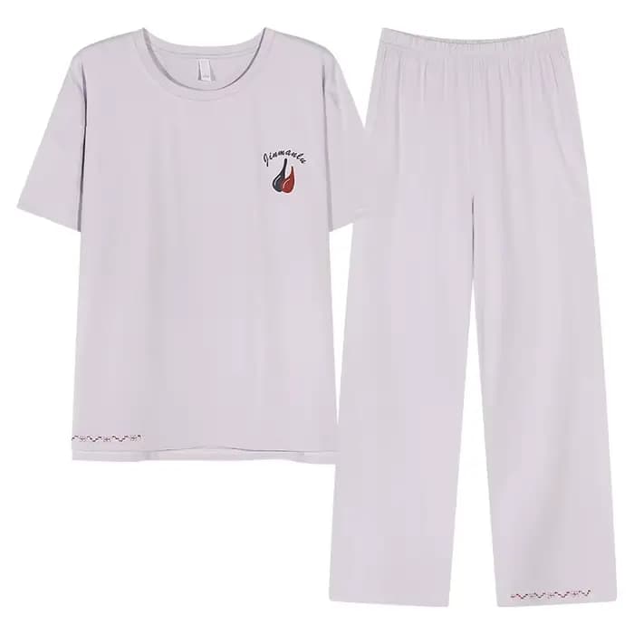 Ensemble pyjama d'été 100% coton pour femmes