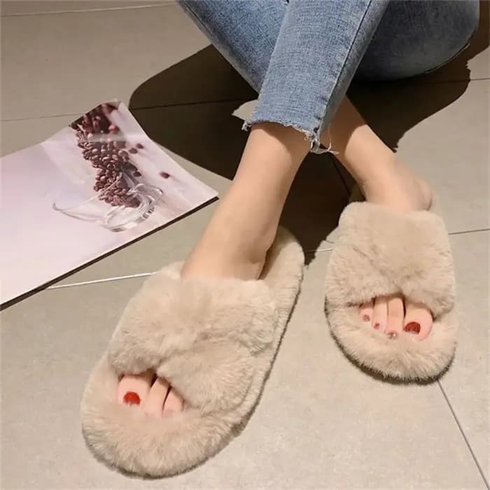 Belles diapositives Homewear pantoufles anti-dérapant épais